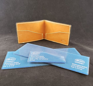 Maker's Leather Supply Tri-fold Wallet Template Set
