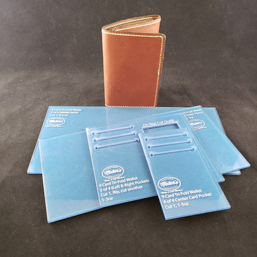 Maker's Tri Fold Wallet Template Set - 9 Card
