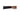 A Japanese style skiving knife with a black handle and a copper-colored blade.