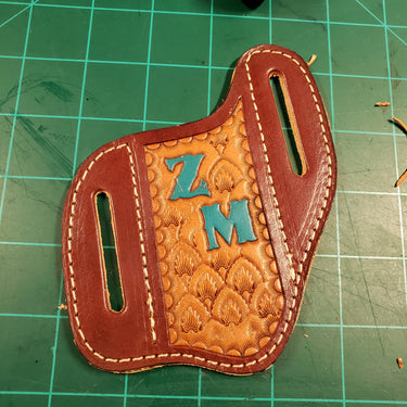 Maker's Belt Slide Knife Sheath Template