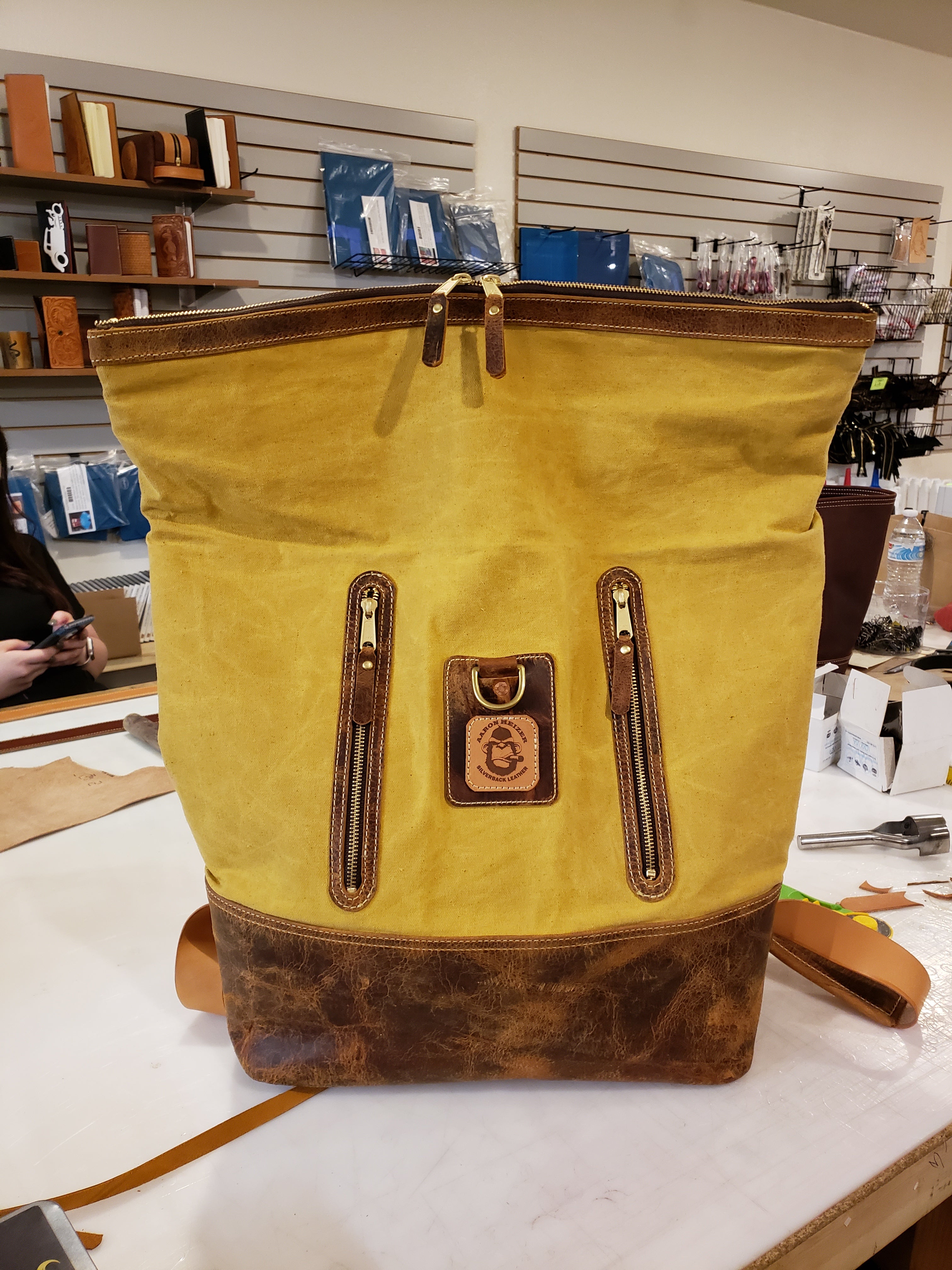 Roll Down Rucksack Pattern Paper Pattern for the Roll Top Rucksack – Maker's Leather Supply