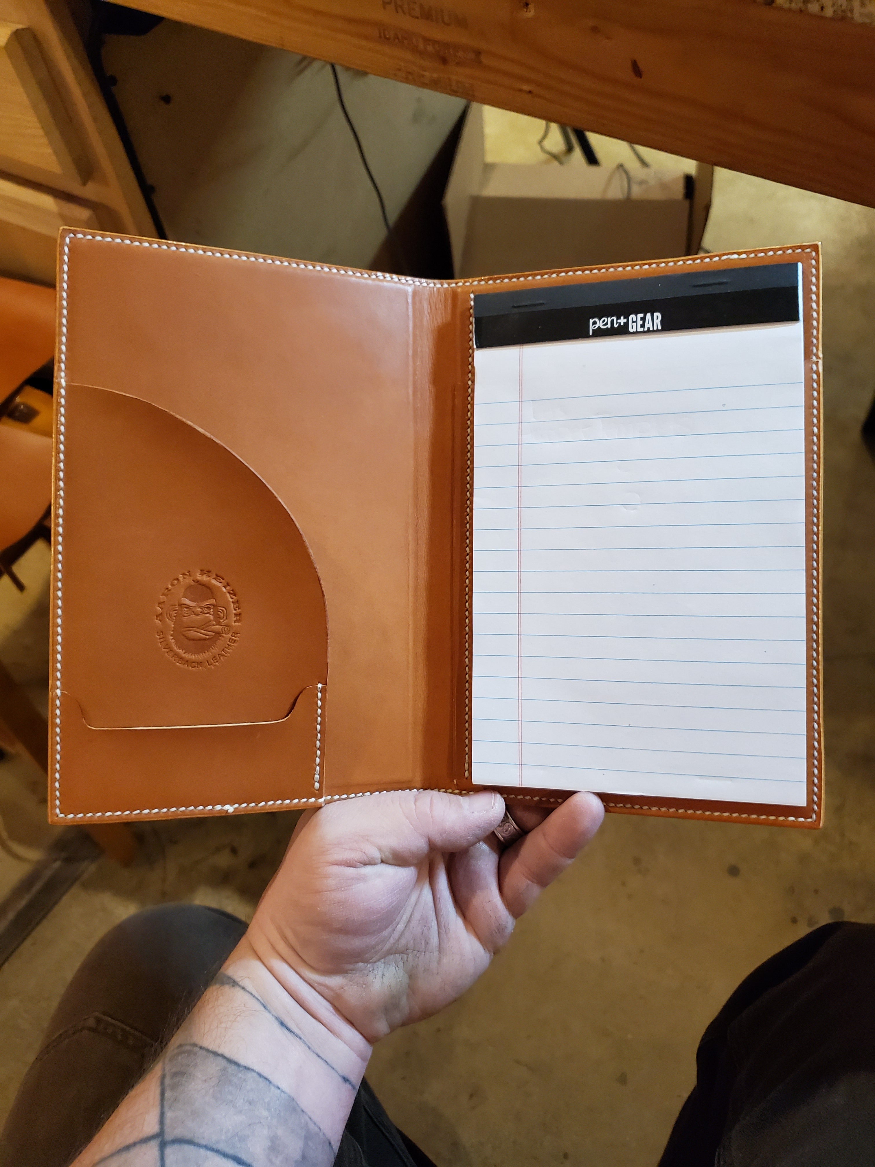 Top Spiral Notebook Template – Maker's Leather Supply