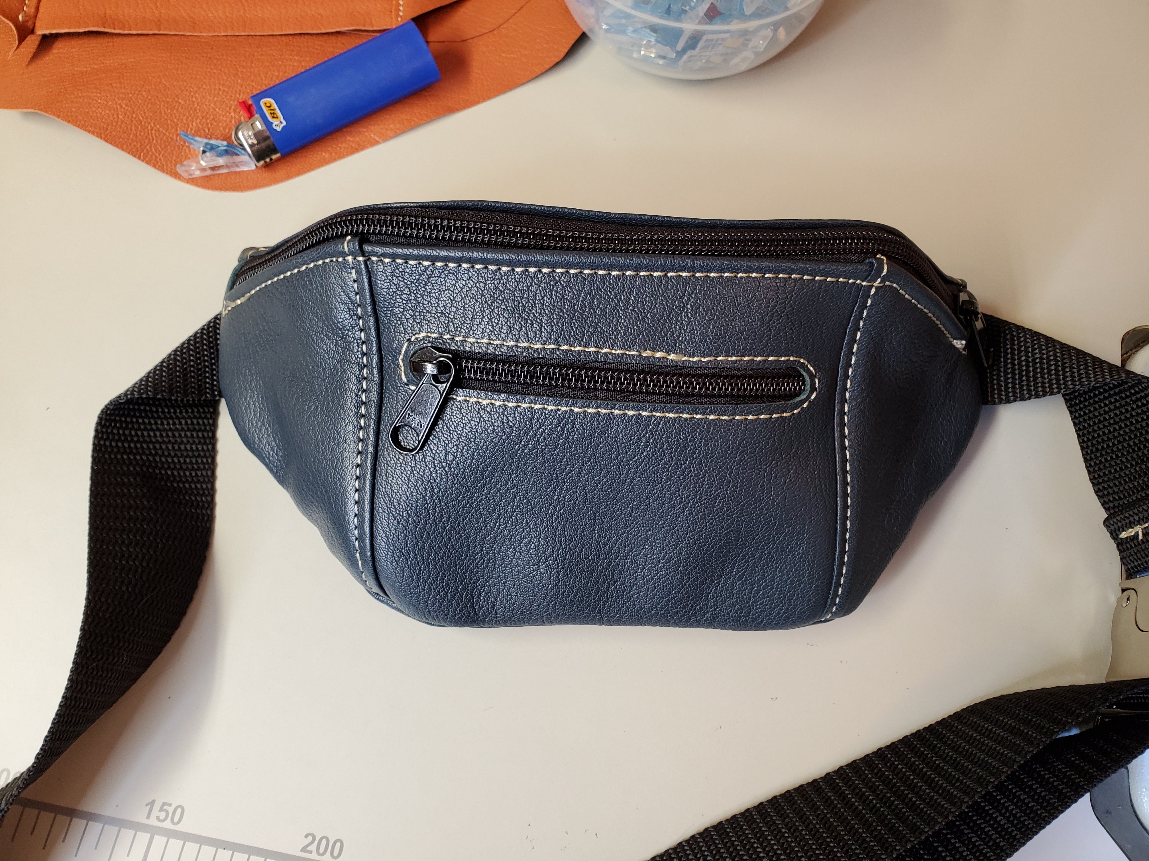 Syge person Datter øjeblikkelig Slim Line Belt Bag (Fanny Pack) Template – Maker's Leather Supply