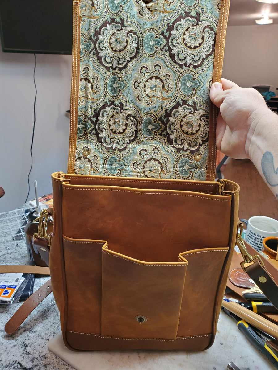 Paper Pattern for the "Man Sack" Messenger Bag Maker's Leather Supply