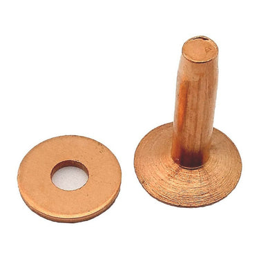 10PK - C.S. Osborne Copper Rivets and Burrs size 1700-12