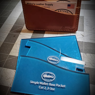 Maker's Cash and Card Wallets Acrylic Template Set