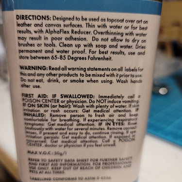 Leather /Textile Matte Topcoat