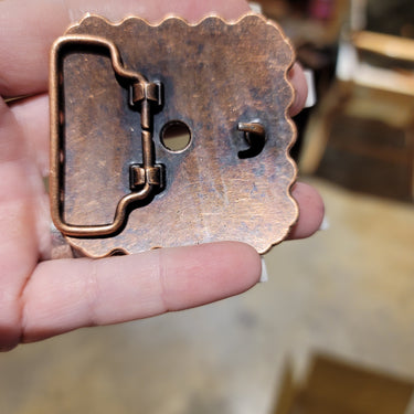 (181) Square Berry 2 1/4" W/hole ACP - 110420