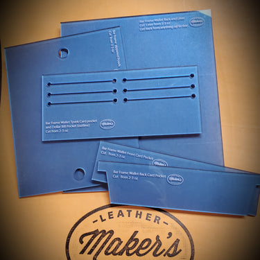 Maker's Bar Frame Clutch Wallet Acrylic Template Set