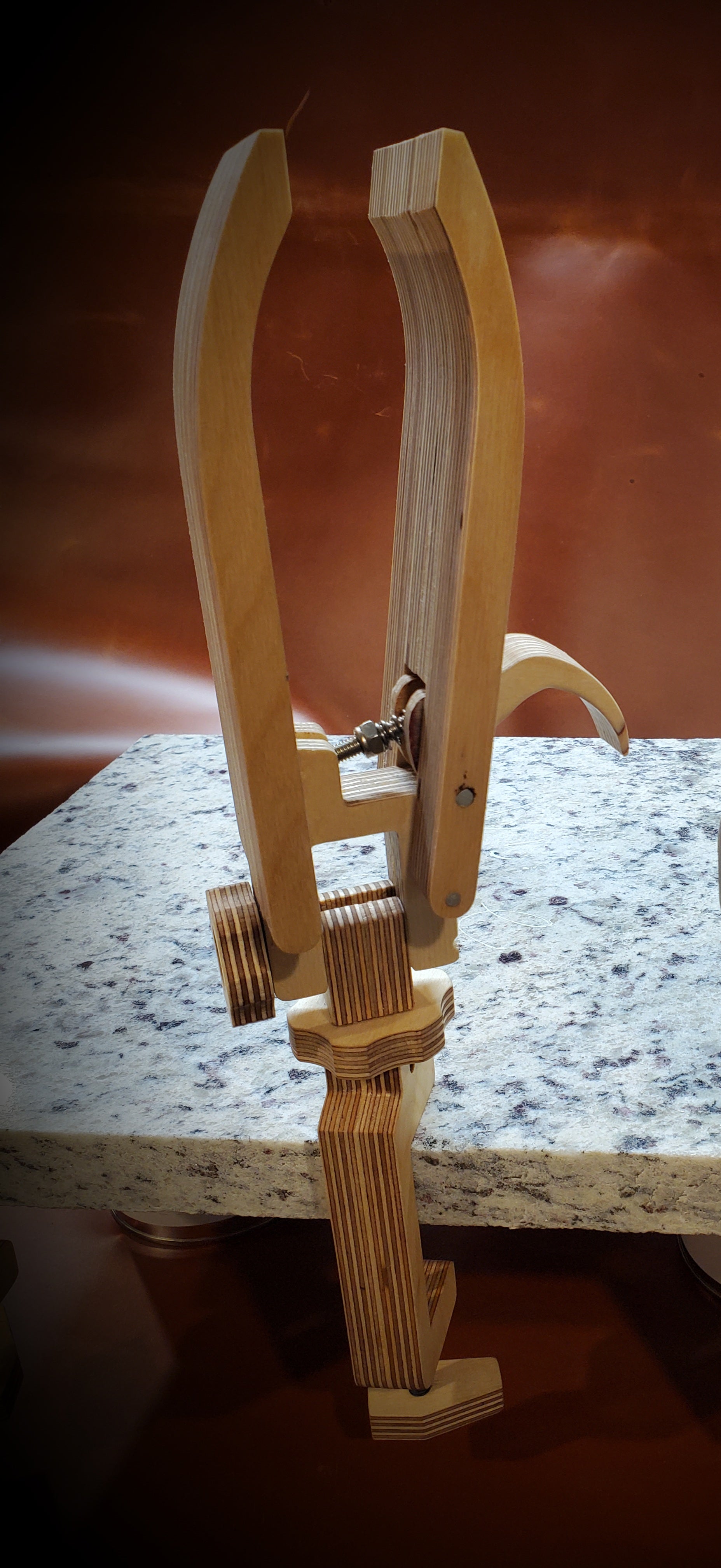 Table Top Stitching Pony- Natural Wood