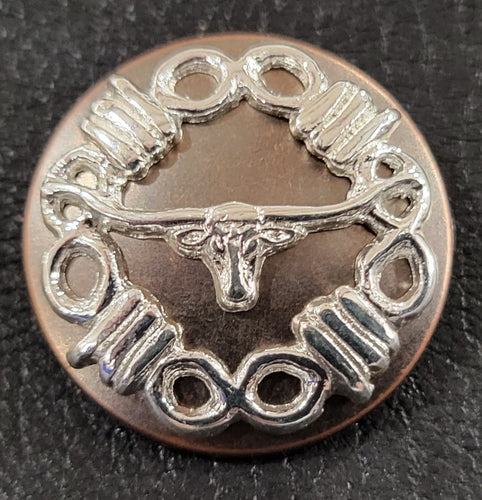 (13) Chrome Barbed Steerhead 1