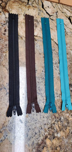 9" YKK ® Dress Zippers, 5 Colors!