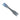 A zipper tooth remover tool lying on a white surface.