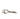 A metal bag punch tool next to a white background.