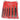 A set of six belt punches of varying sizes, displayed in a plastic pouch with a red background. The pouch is labeled with the brand C.S. Osborne & Co.