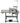 A Cobra Class 5550BB boot top sewing machine with a flat bed stand, locking casters, multiple bobbins, and sewing accessories.