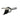 A metal strap end punch tool resting on a white background.