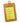 A leather ID badge holder with a clear plastic window on the front and two card slots on the back, displayed on a white background.