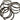 10 pack 1 1/4" Key Ring
