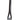 A metal bag punch tool with a rectangular cross-section and a slotted end, placed on a white surface.