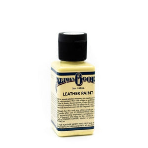 Alpha 6 Leather Paint–Lemon Custard– 2.5 oz