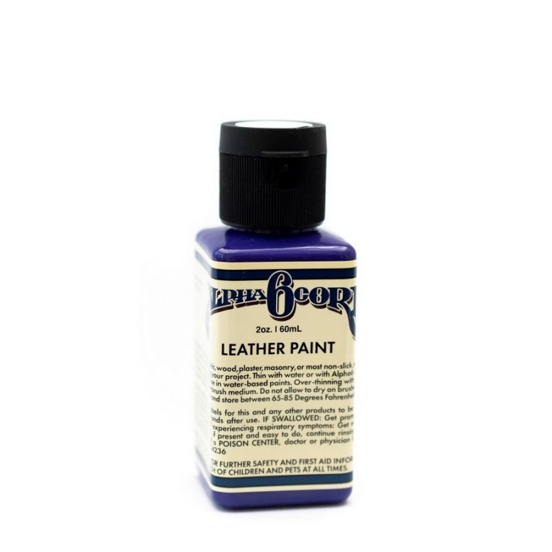 Alpha 6 Leather Paint–Dark Purple–2.5 oz