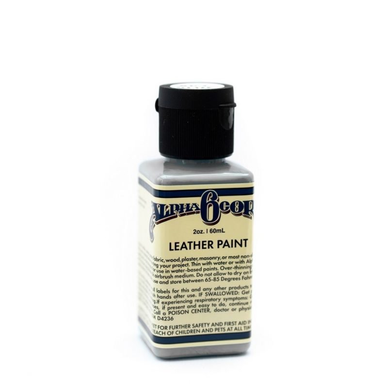 Alpha 6 Leather Paint–Light Grey–2.5 oz