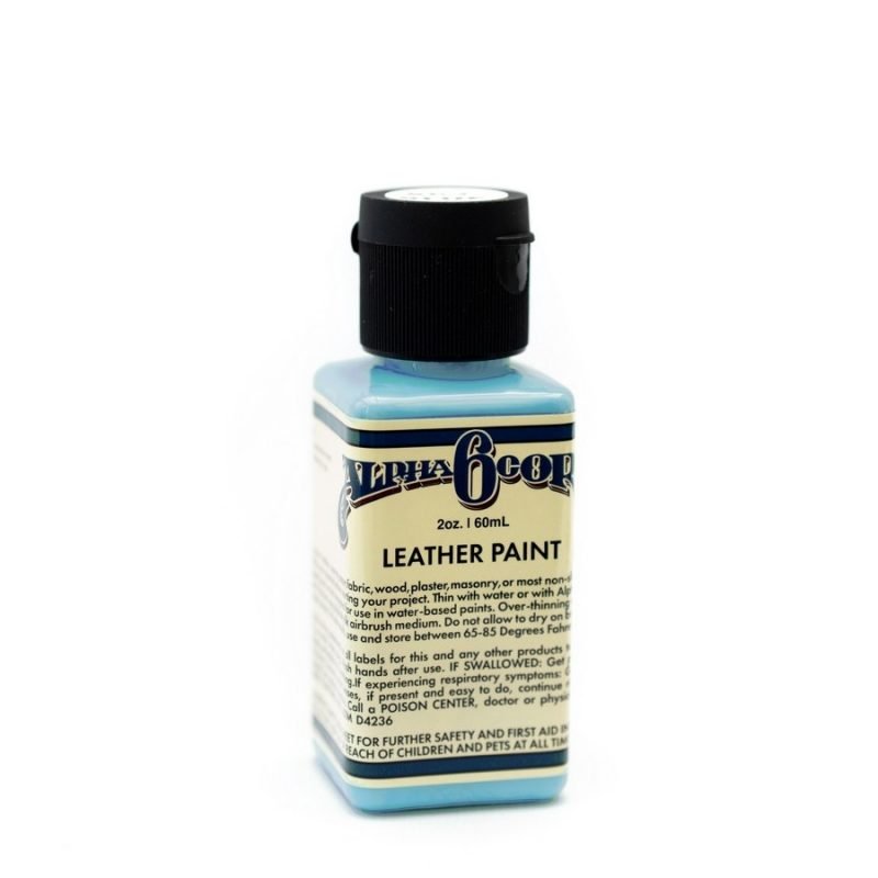 Alpha 6 Leather Paint–Sky Blue–2.5 oz