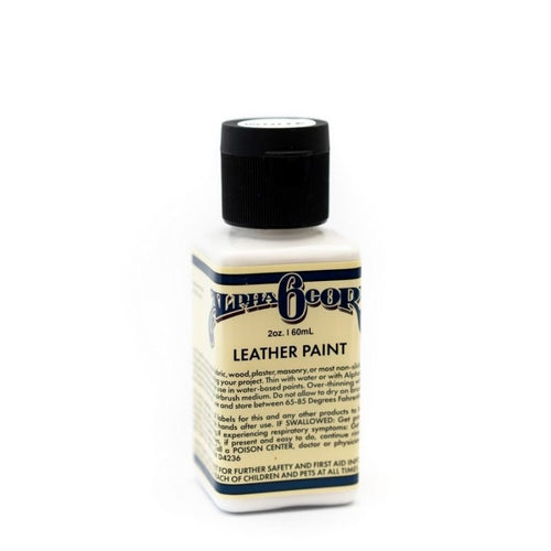 Alpha 6 Leather Paint–White (Ultra White)