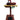 A red leather skiving machine on a metal frame with wheels, positioned on a light background.
