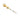 A leather crafting tool, specifically a round gouge, with a wooden handle and metal blade, placed on a white background.