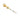 A leather crafting tool, specifically a round gouge, with a wooden handle and metal blade, placed on a white background.