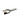 A metal round end punch tool lying in front of a white background.