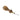 A leather crafting tool, specifically a Montana Edger with a wooden handle and a metal blade, on a white background.