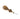 A leather crafting tool, specifically a Montana Edger with a wooden handle and a metal blade, on a white background.