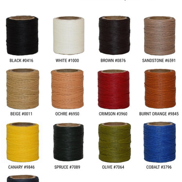 Braided Waxed Polycord 210 Feet- Maine Thread Co.