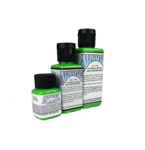 Alpha 6 Leather Paint–Electro Green–1 oz