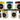 Multiple spools of waxed cord in various colors, each labeled with the brand Maine Thread Company.