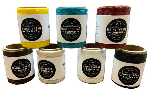 .020 Waxed Polycord 210 Feet- Maine Thread Co.