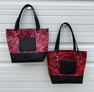 Two Tone Tote Flexible Template