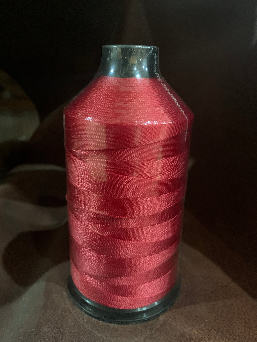 Red Bonded Nylon Thread, 8oz