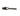 A solid metal bag punch tool resting on a white background.