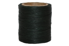 Maine Thread, Braided Waxed Cord, 70 yard spool, Black 