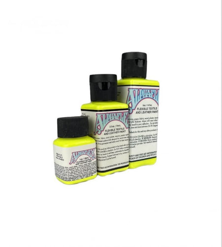 Alpha 6 Leather Paint–Electro Shock yellow – 1 oz